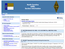 Tablet Screenshot of ncarrl.org